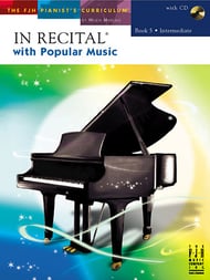 In Recital with Popular Music piano sheet music cover Thumbnail